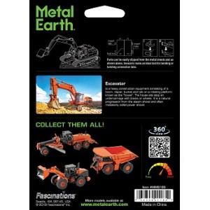 Metal Earth - Construction - Excavator