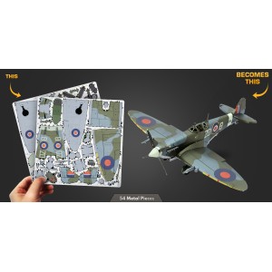 Metal Earth - Supermarine Spitfire Coloured Version
