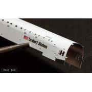 Metal Earth - Space Shuttle Atlantis Coloured Version